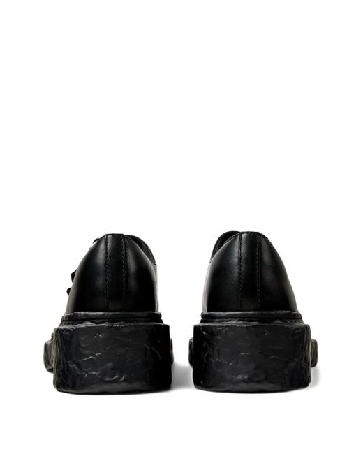 CAMPERLAB Black Vamonos Buckle-Strap Platform Loafers