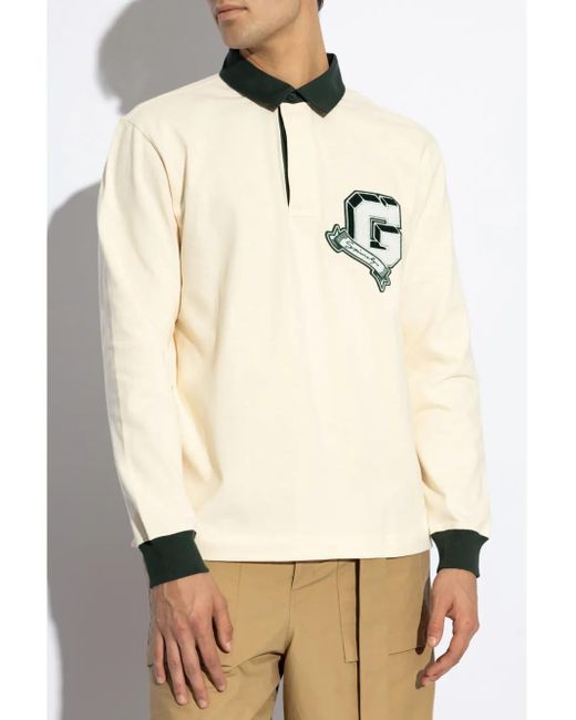 Givenchy Natural Logo-Patch Polo Shirt for men
