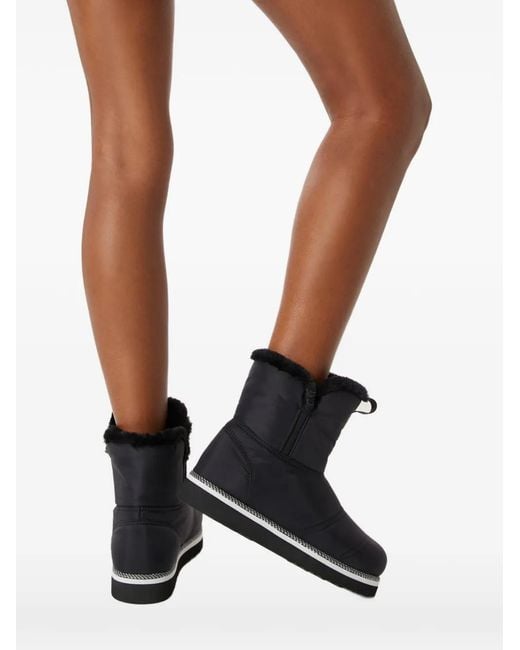 Odissi Black Rose Lined Elasticated Boots