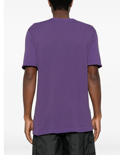 Roa Purple Hivee Dryarn Seamless T-Shirt for men