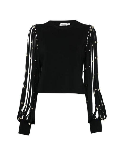 Jonathan Simkhai Black Studded Cut-Out Top