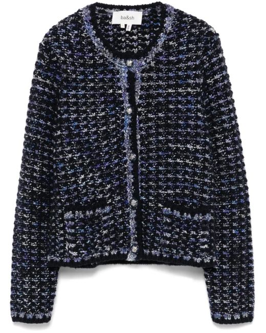 Ba&sh Blue Beloni Cardigan