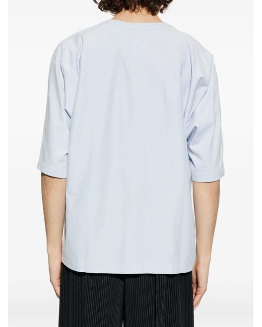 Homme Plissé Issey Miyake メンズ ホワイト Release-T 1 Tシャツ