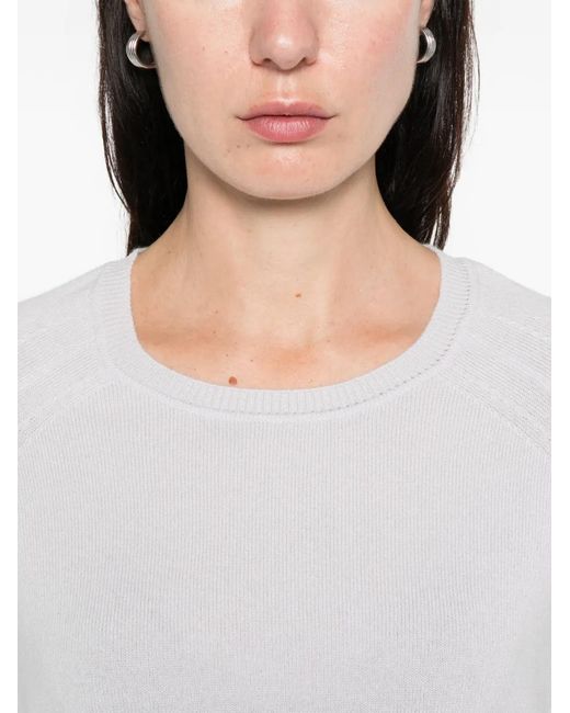Purotatto White Long-Sleeve Sweater