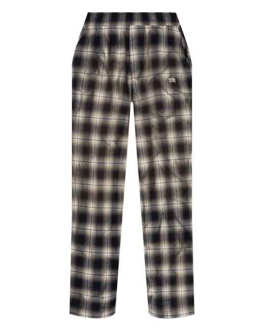 Pantalones rectos a cuadros M I S B H V de hombre de color Gray