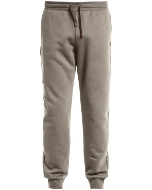 Parajumpers Gray Taupe Cotton-Blend Drawstring Pants for men