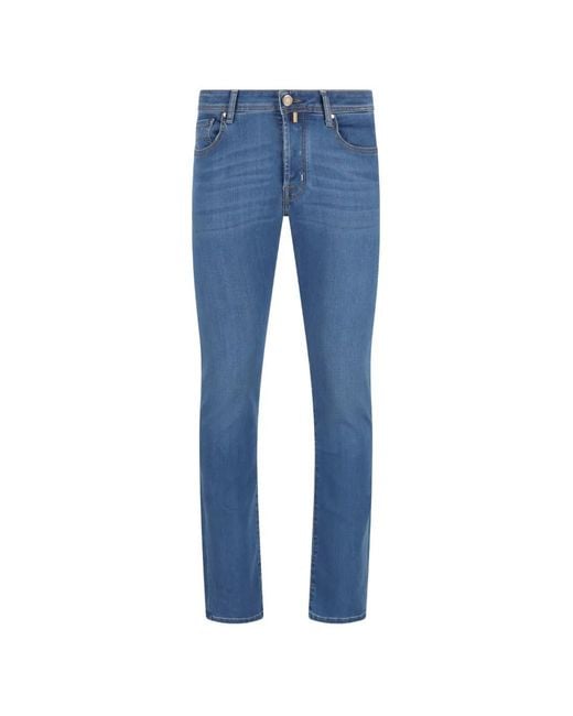 Jacob Cohen Blue Straight-Leg Jeans for men