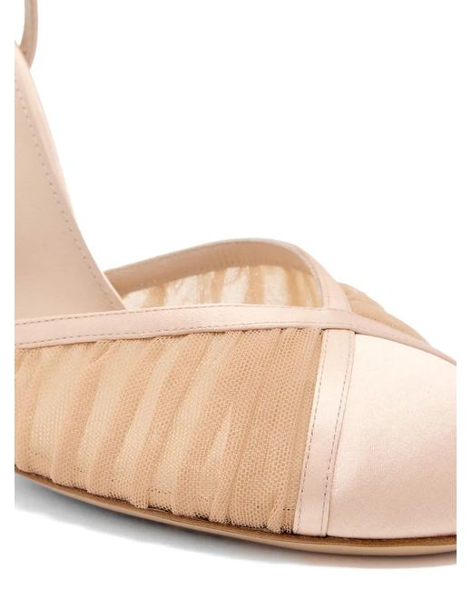 Andrea Wazen White Emma Pumps