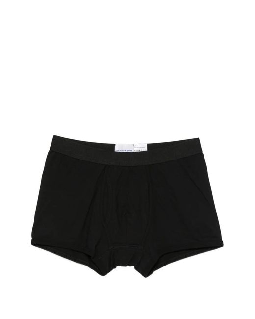 Bóxer negro Comme des Garçons de hombre de color Black