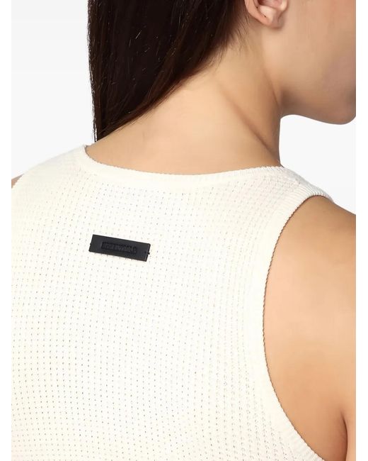 Fear Of God White Textured Tank Top