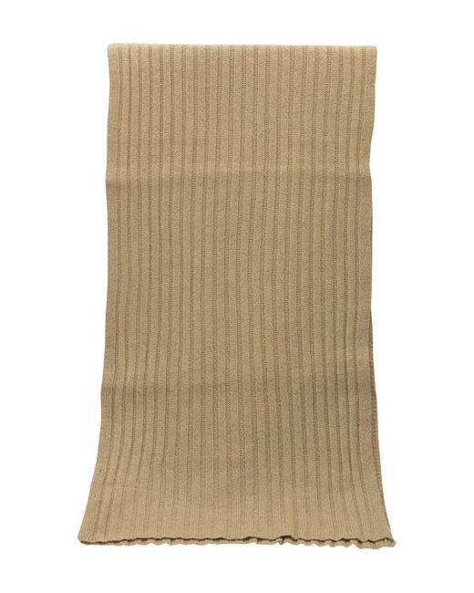 VIETTI MERCHANDISE Natural Ribbed Scarf