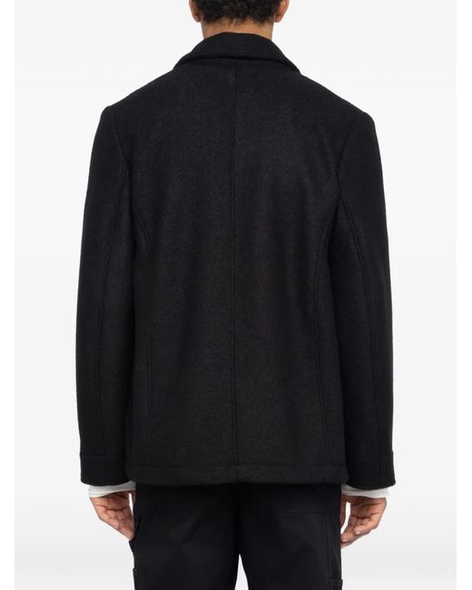 Zadig & Voltaire Black Logo-Embroidered Jacket for men