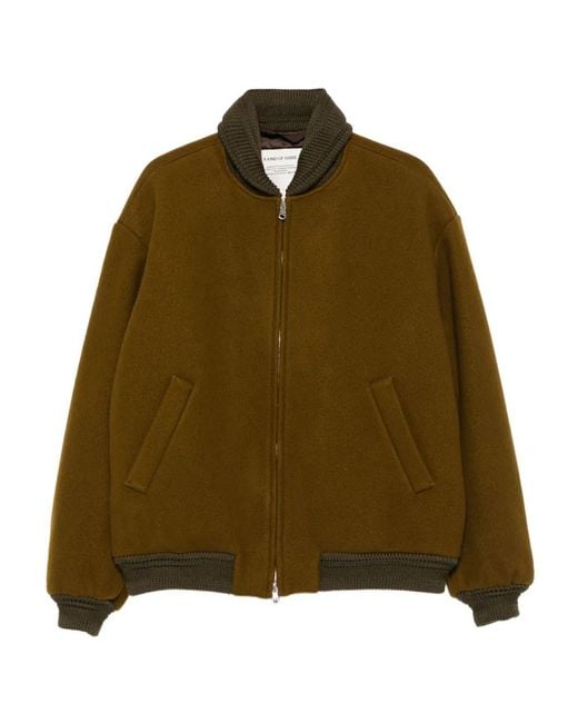 A Kind Of Guise Green Bajar Zip-Up Bomber Jacket for men