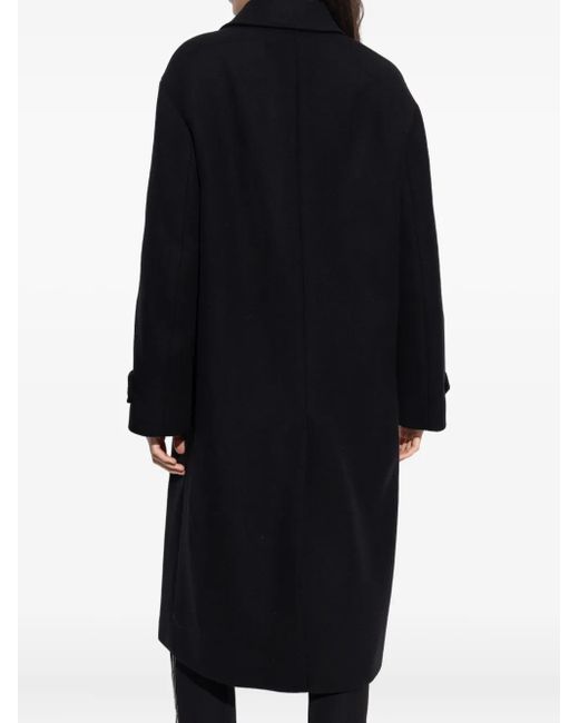 Versace Black Single-Breasted Coat