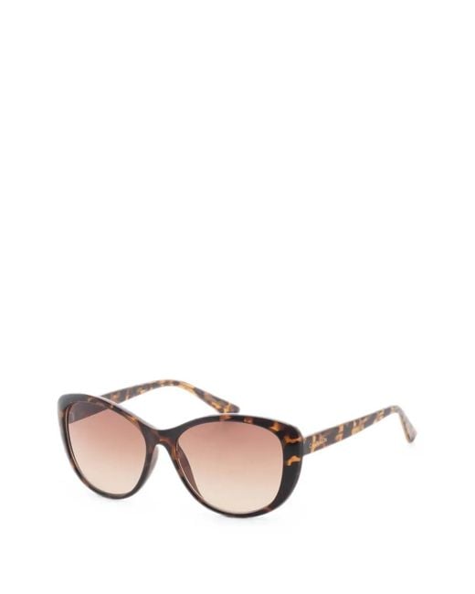 Calvin Klein Pink Tortoiseshell-Effect Cat-Eye Frame Sunglasses