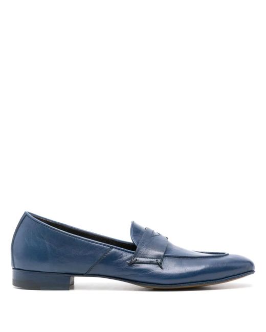 Mara Bini Blue Pat Loafers