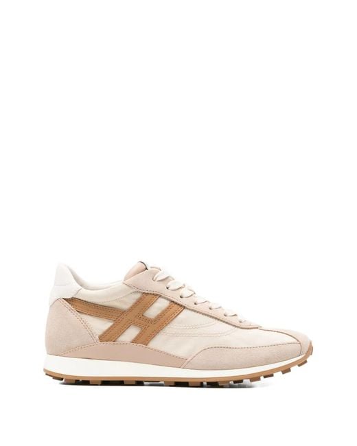 Hogan White Logo Sneakers