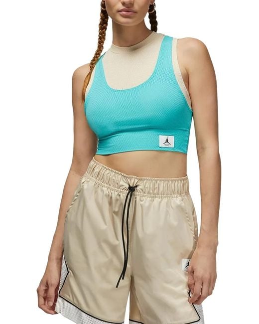 Nike Blue Essentials Crop Top
