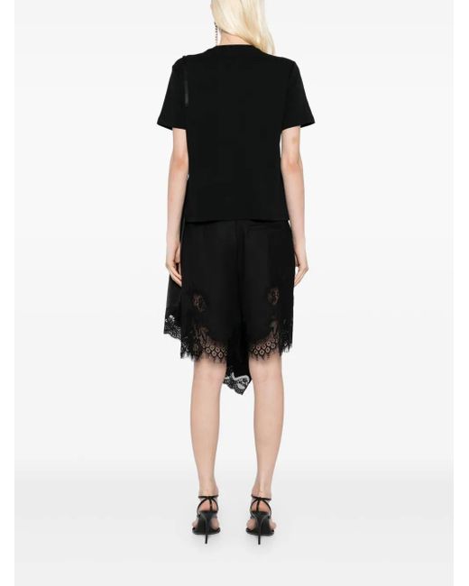 Monse Black Deconstructed T-Shirt