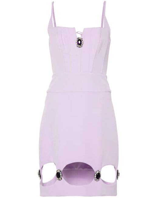 MITILIANE COUTURE Purple Kyla Minidress