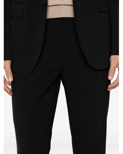 ALPHATAURI Black Palas Trousers for men