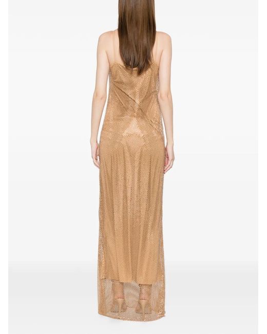 Marella White Embellished Slip Dress