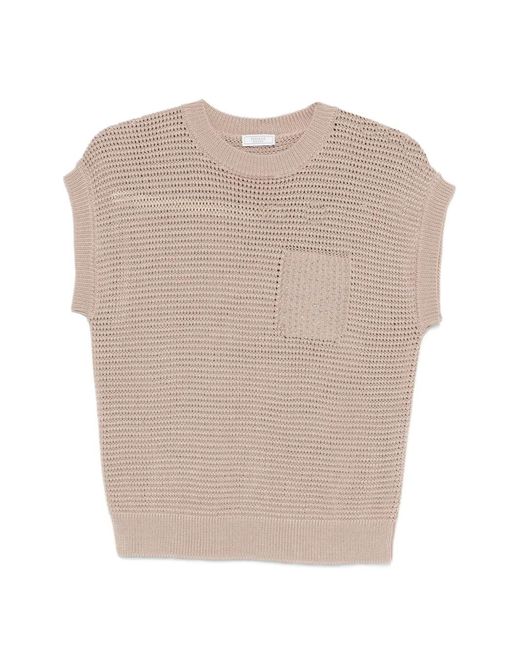 Peserico Natural Patch-Pocket Vest