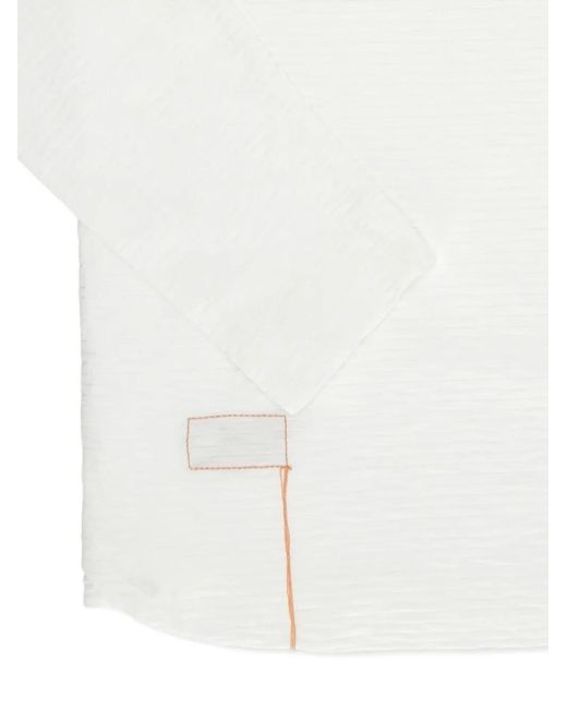 Fortela White Indiana Long-Sleeve T-Shirt for men
