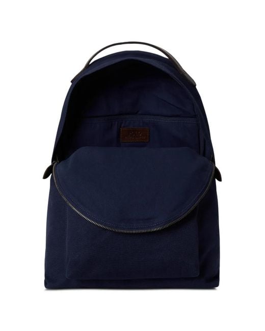 Polo Ralph Lauren Blue Polo Bear-Motif Backpack for men