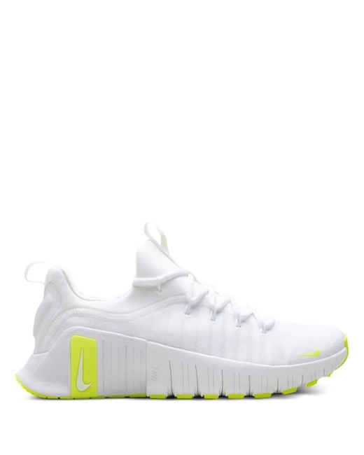 Nike White Free Metcon 6 Volt" Sneakers for men