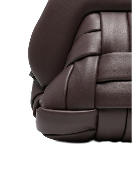 THEMOIRÈ Black Gewebte Bios Clutch