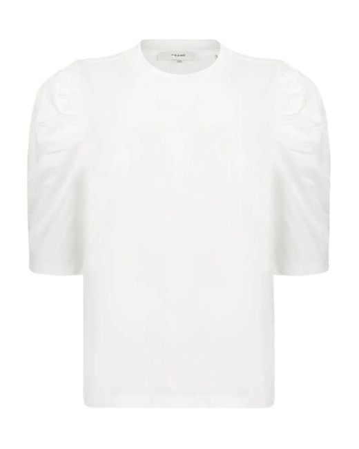 T-Shirt The Drape FRAME en coloris White