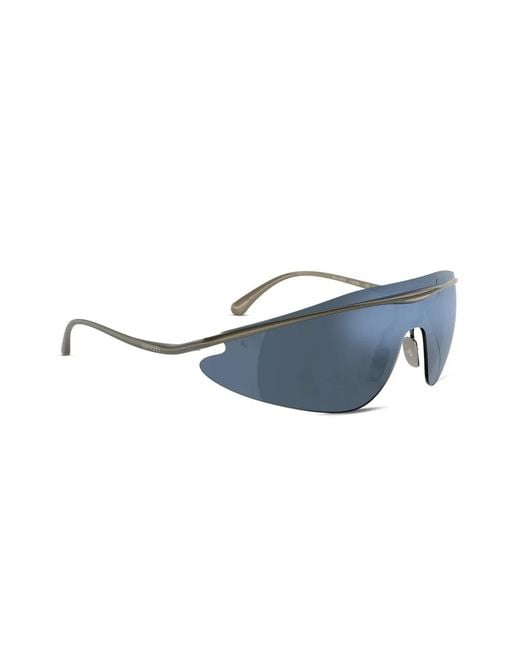 Ferrari Blue Oversize-Frame Sunglasses