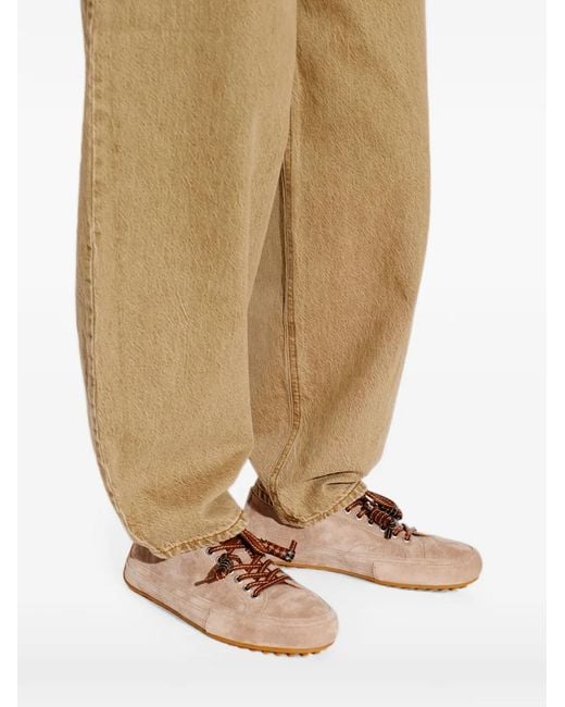 Tod's Brown Suede Sports Shoes