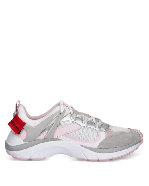 HUGO White Sneakers mit Einsätzen