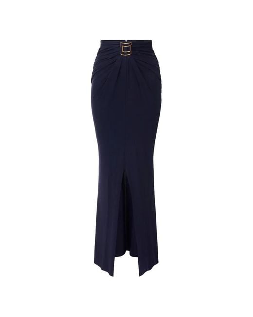 Elisabetta Franchi Blue Skirt