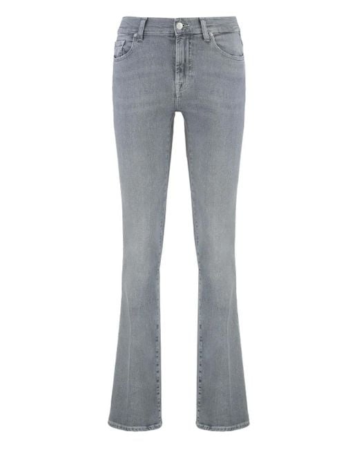 7 For All Mankind Bootcut Jeans Met Logo-Label in het Gray