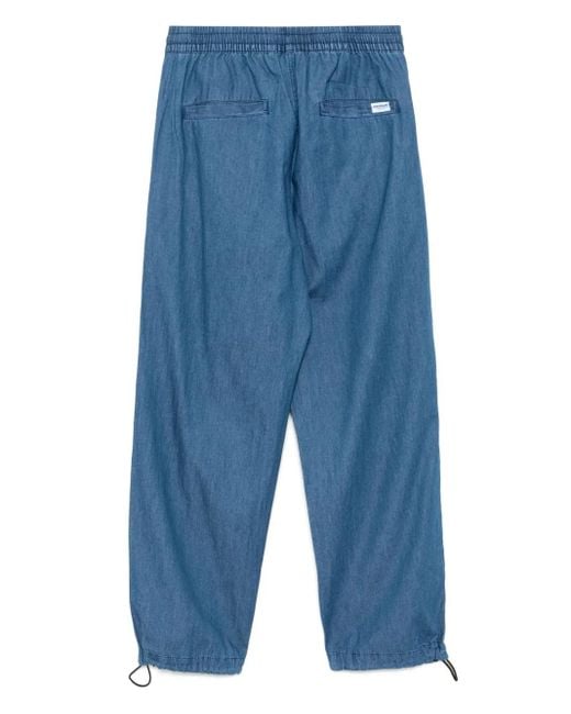 Chocoolate Blue Drawstring Jeans