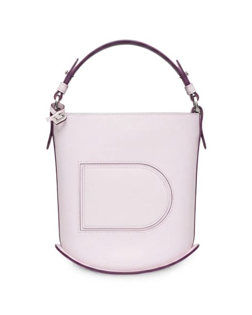 Delvaux Pink Pin D Bucket Bag