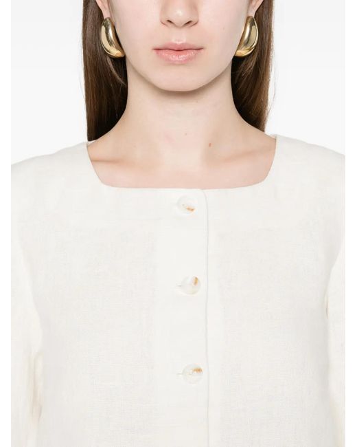Posse White Emma Single Breast Jacket