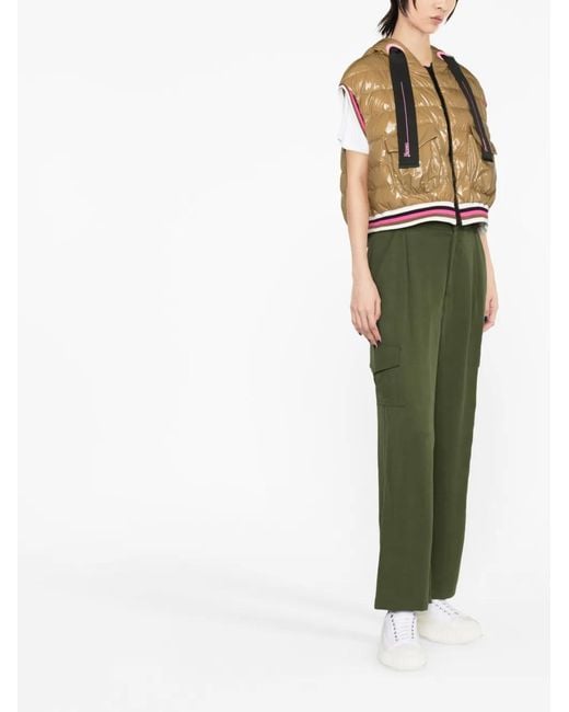 Herno Brown Glossy-Finish Padded Gilet