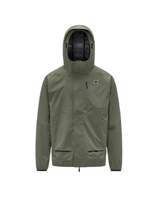 K-Way Green Rochie Hooded Coat