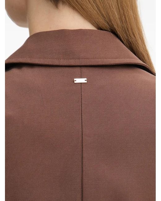 GAUDI Brown Belted Multi-Pocket Jacket
