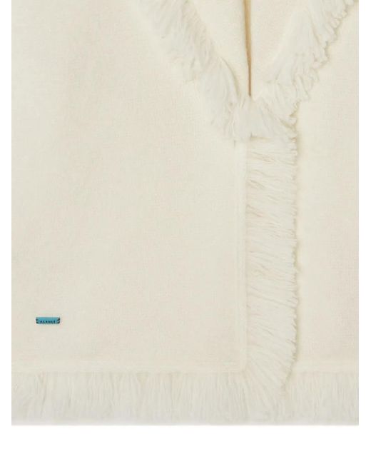 Cardigan Finest Con Scollo A Scialle di Alanui in White