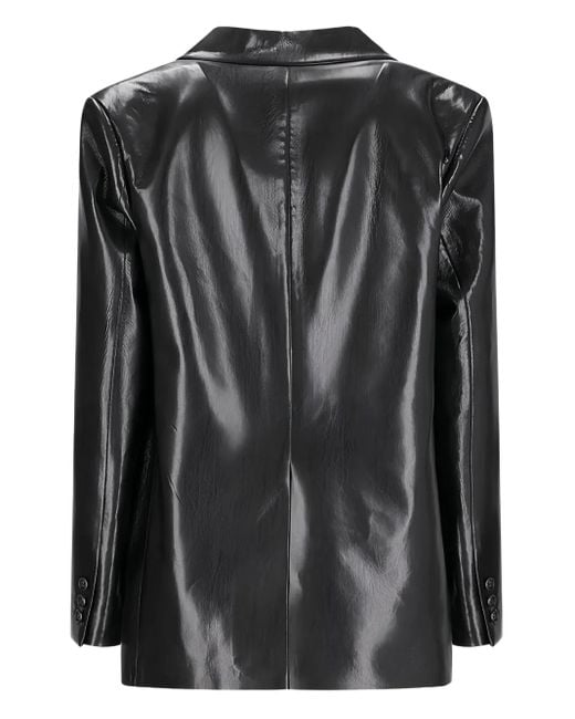 ANDAMANE Black Single-Breasted Blazer