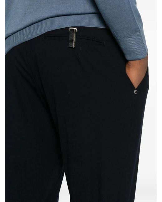Pantalon En Lin Mélangé À Coupe Droite White Sand pour homme en coloris Black