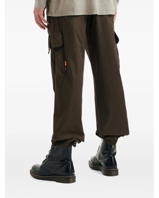 Izzue Gray Cargo Trousers for men