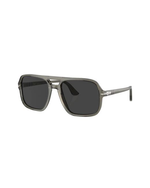 Persol Gray Pilot-Frame Sunglasses for men