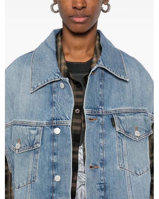 Haikure Blue Denim Gilet