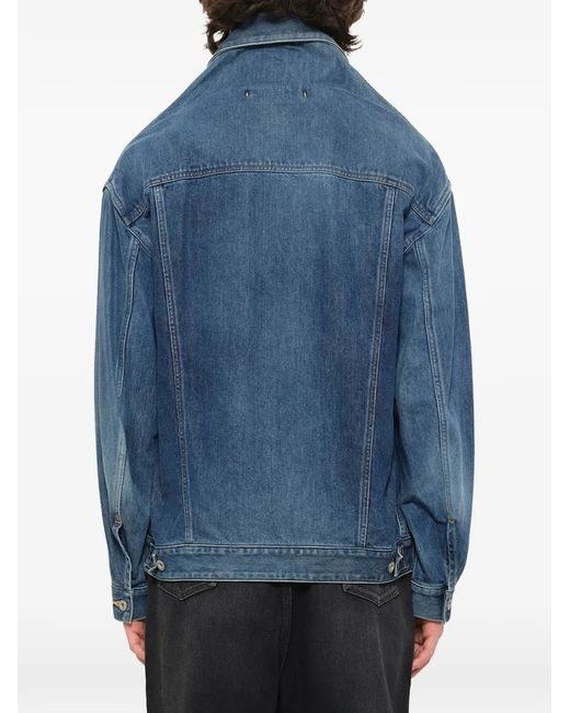 Doublet Blue Head Drop Denim Jacket for men